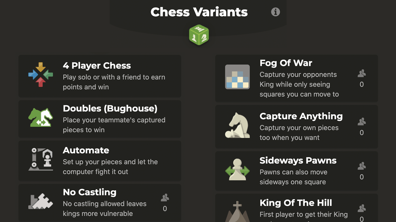 Introducing... New Chess Variants
