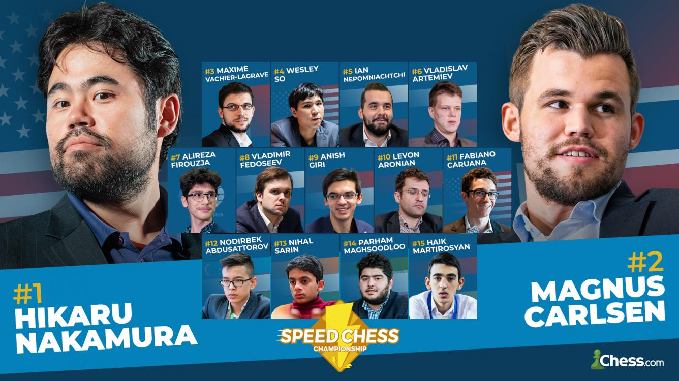 Carlsen, Nakamura ve Dünyanın Elit Oyuncuları Speed Chess Şampiyonasında
