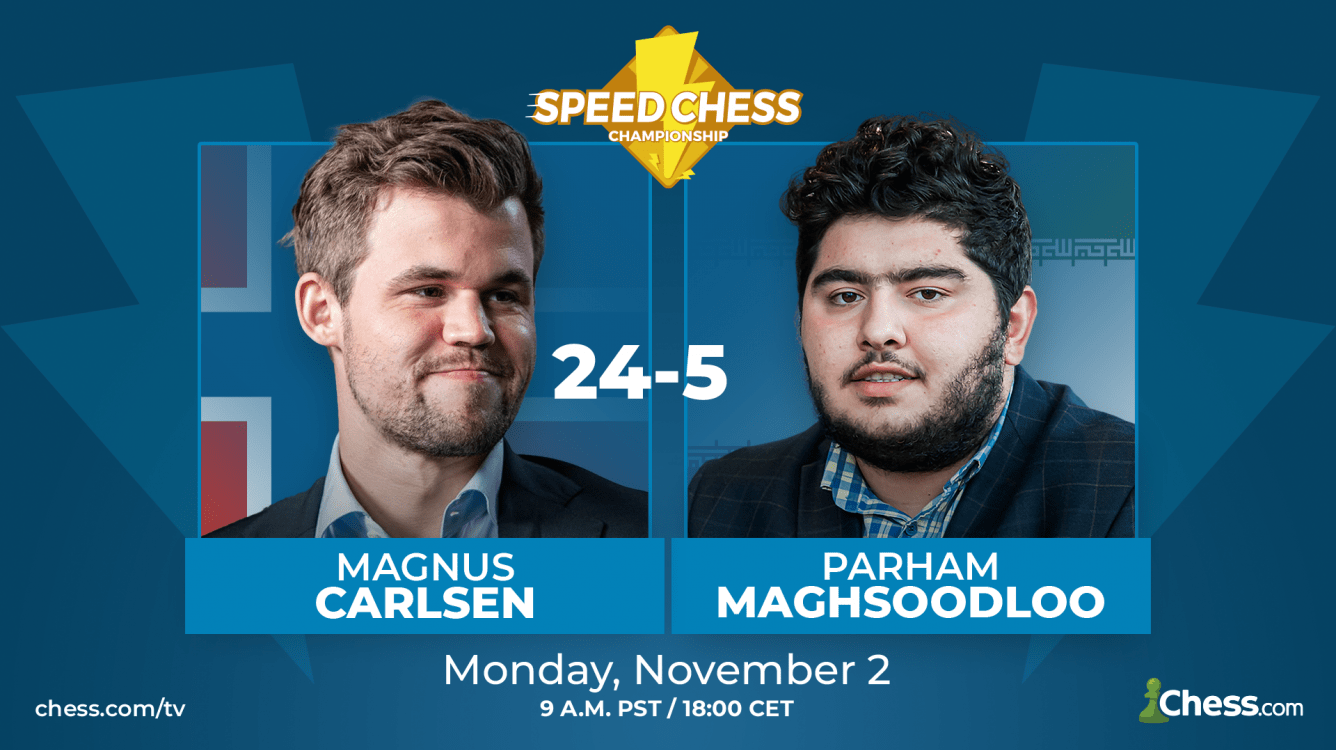 Carlsen arrasa a Maghsoodloo en octavos de final del Speed Chess