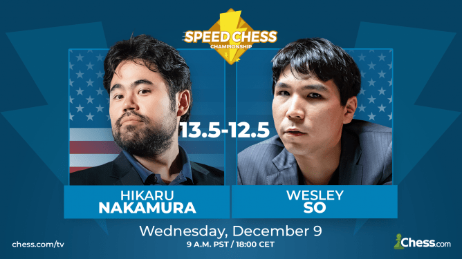 Nakamura schlägt So und steht im Finale der Speed Chess Championship