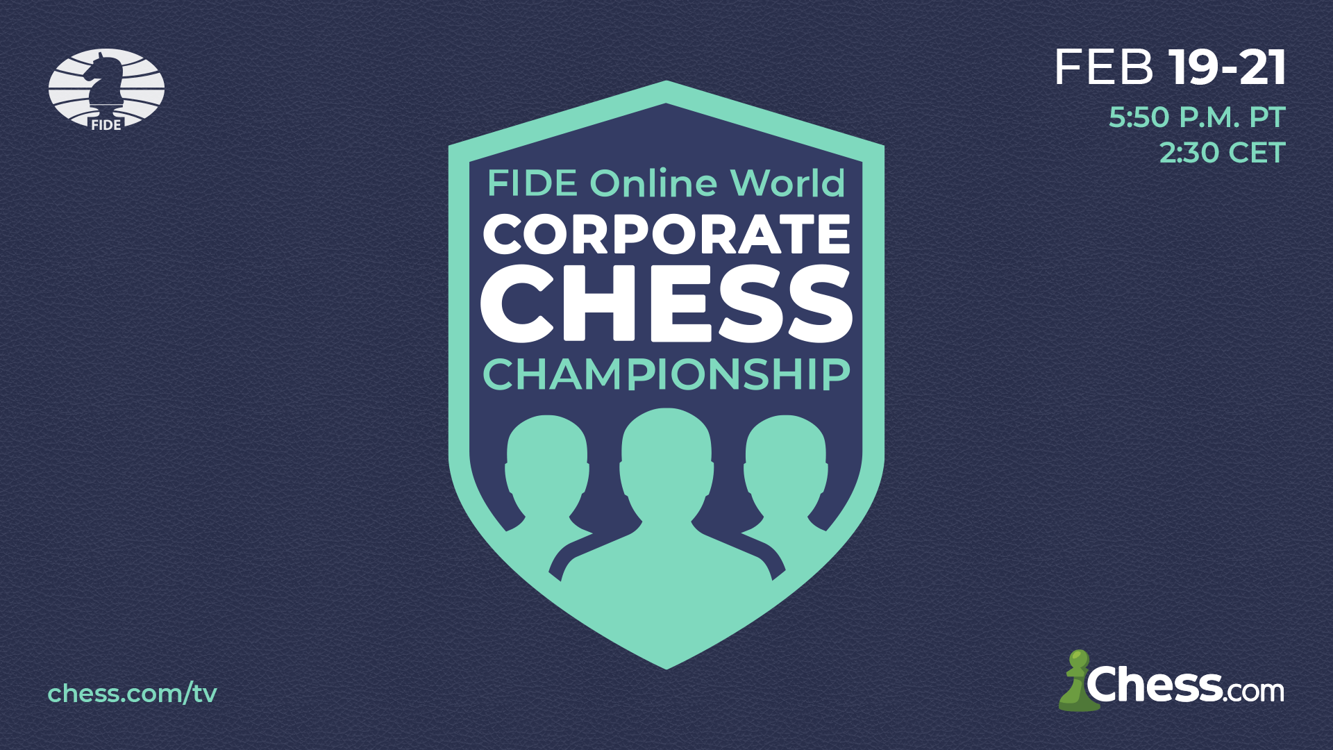 Register Now For The FIDE Online World Corporate Chess Championship