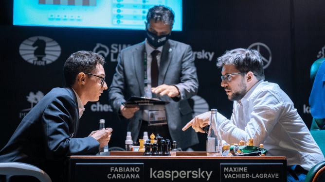 FIDE Kandidatenturnier 2020: Ein genial vorbereiteter Caruana holt auf