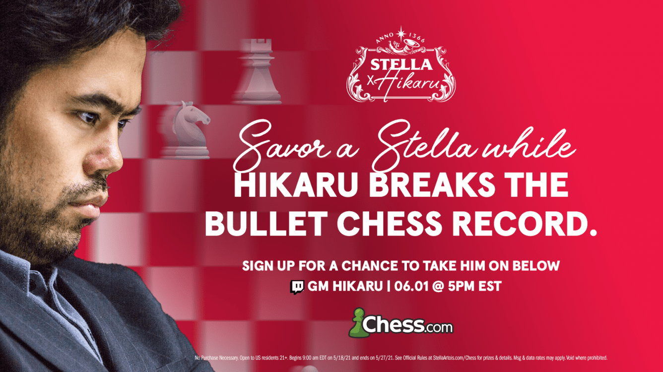 Nakamura's Bullet Chess Speedrun Presented By Stella Artois