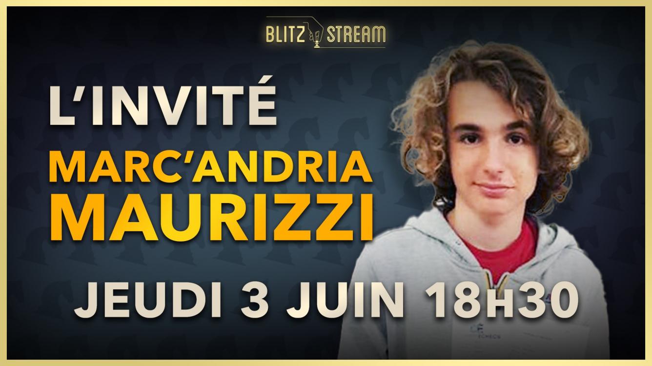 Marc'Andria Maurizzi en direct jeudi à 18h30 !