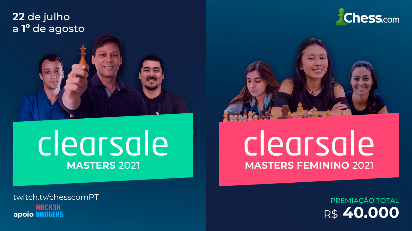 ClearSale Masters e Masters Feminino 2021 - R$40.000 em prêmios! 