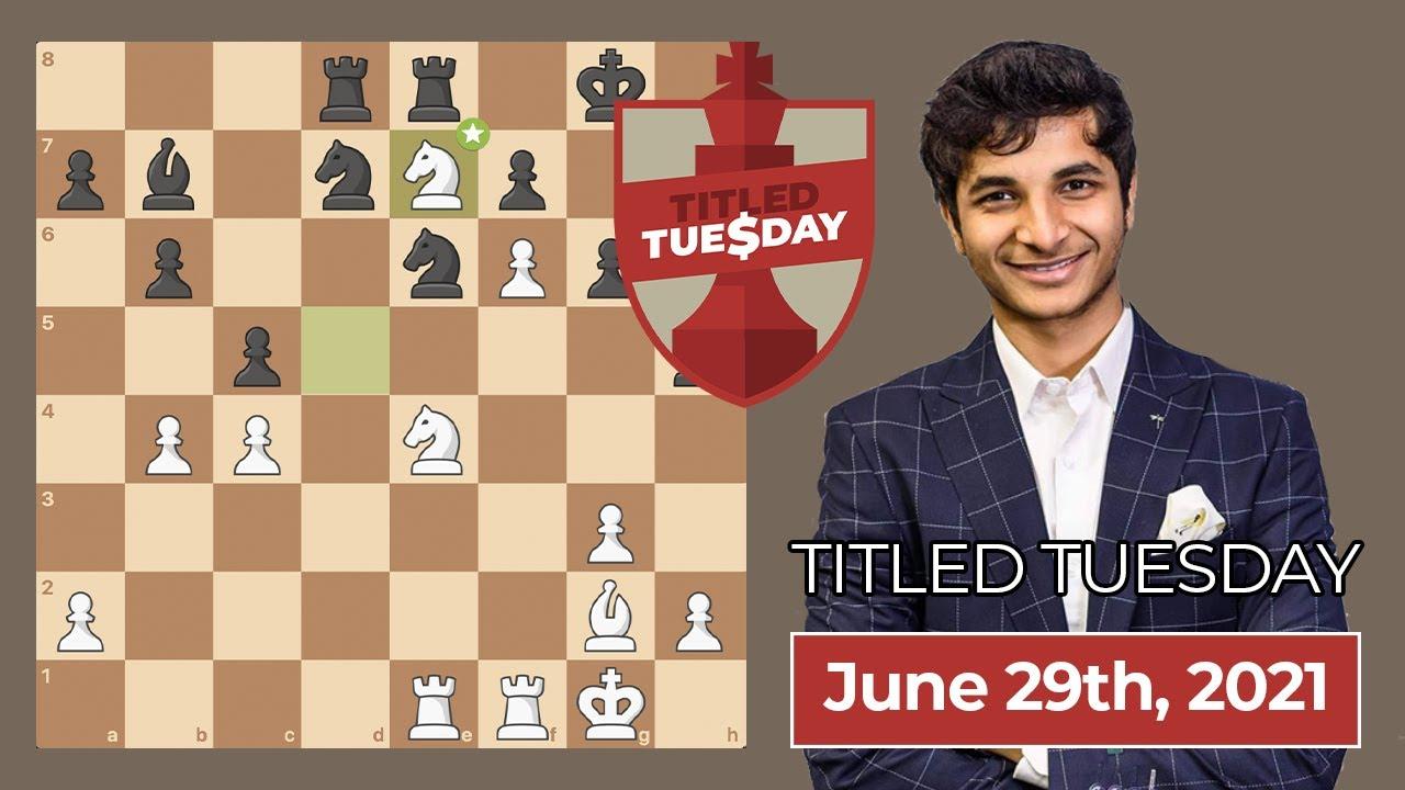 Vidit Wins June 29 Titled Tuesday