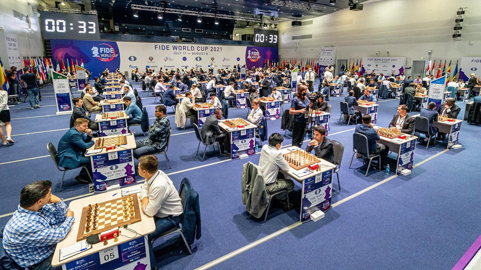 FIDE World Cup 2021 pairings are out