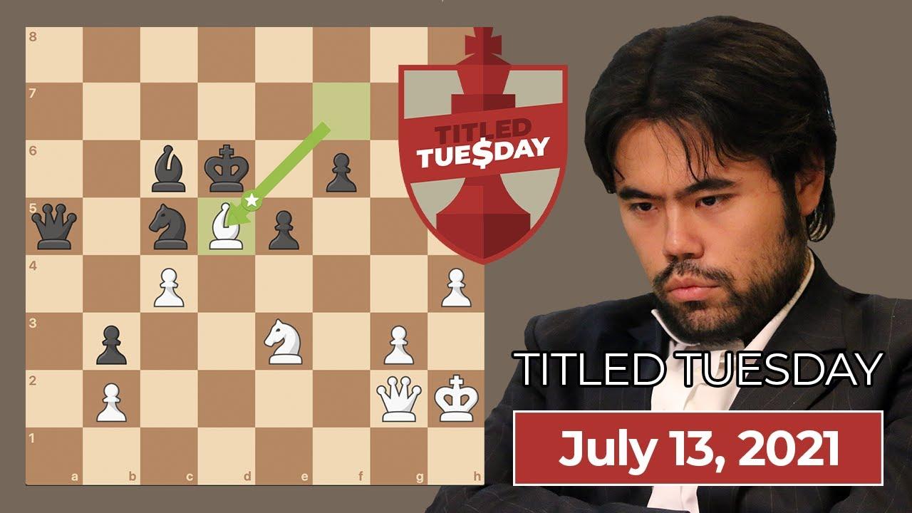 Nakamura Wins July 13 Titled Tuesday