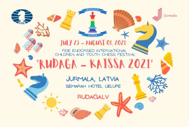 International Children and Youth Chess Festival "Rudaga - Kaissa 2021 Online" kicks off on July 23