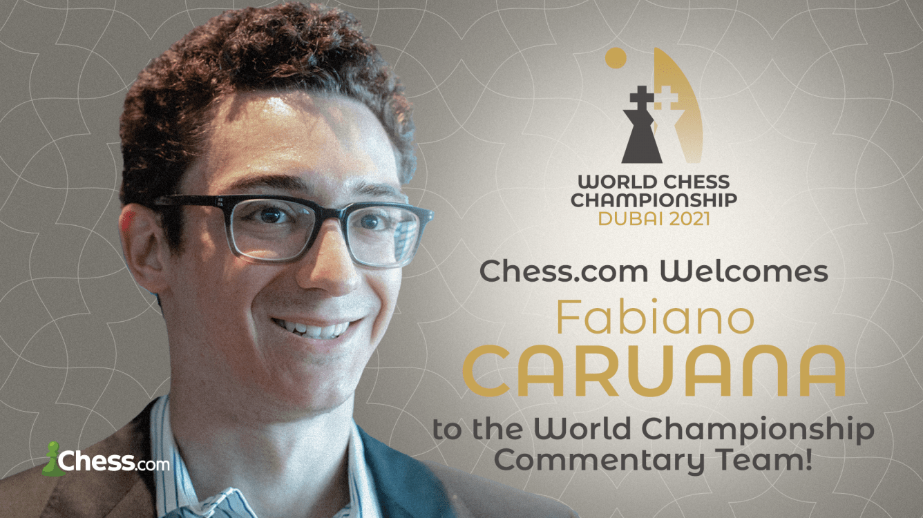 GM Fabiano Caruana Joins Chess.com World Championship Commentary Team