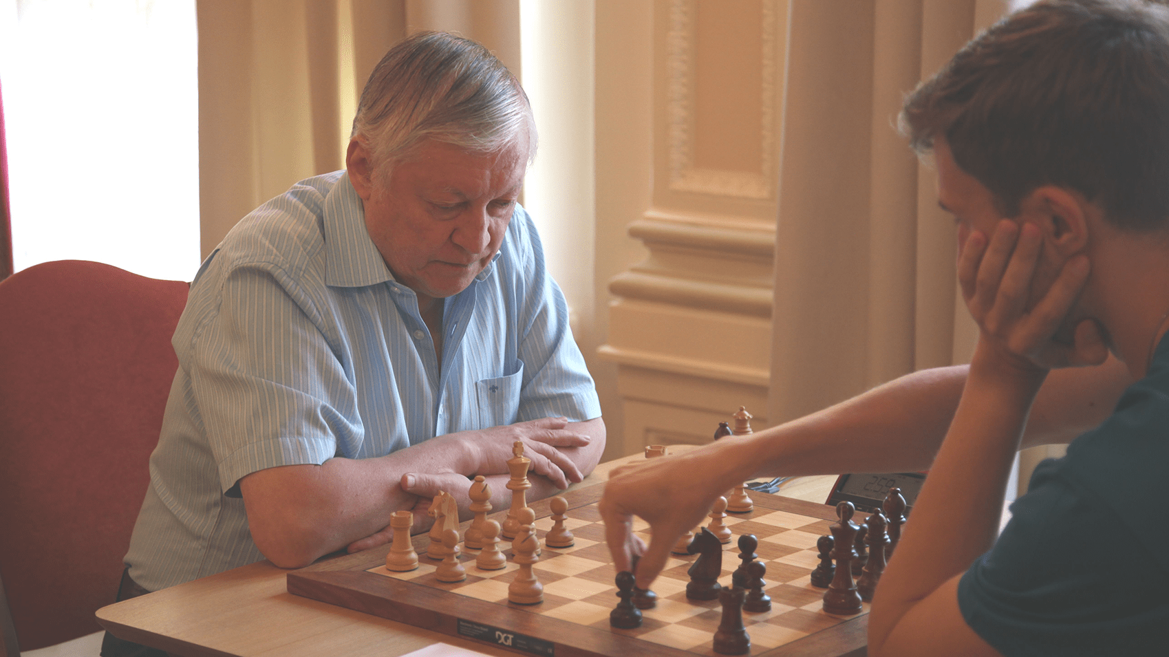 Ian Nepomniachtchi: from an 8-year photo with Anatoly Karpov 22
