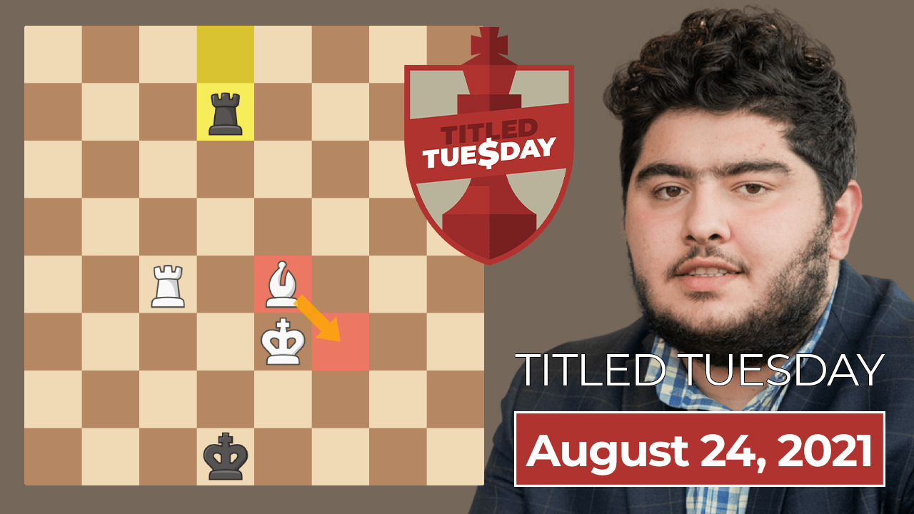 Maghsoodloo Wins August 24 Titled Tuesday