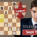 Yakubboev Wins September 7 Titled Tuesday