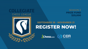 Registration Is Open For Season 3 Of The Collegiate Chess League