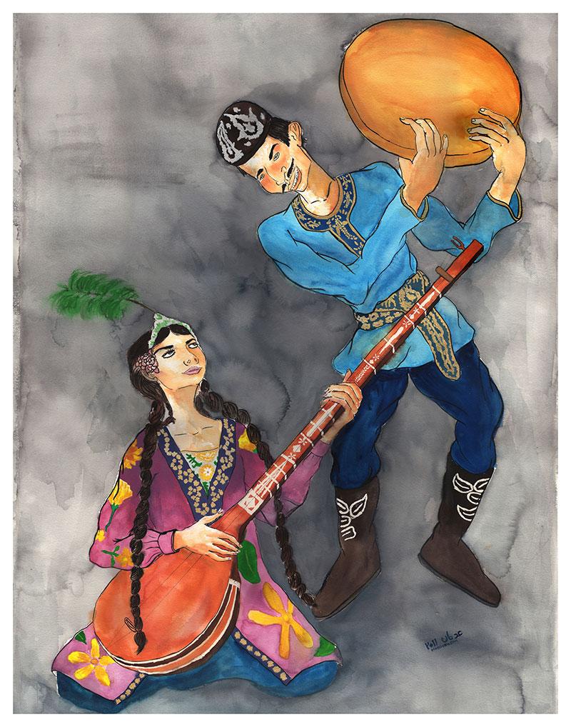 Песня про узбеков. Дутар уйгурский национальный музыкальный инструмент. Двенадцать уйгурских мукамов. Фольклор узбеков. Инструмент музыкальный уйгурский национальный.