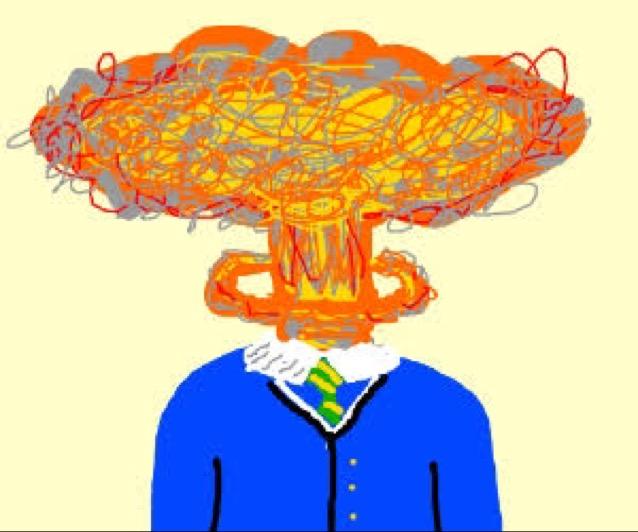 Картинка взрыв мозгов. Ядерный взрыв мозга.