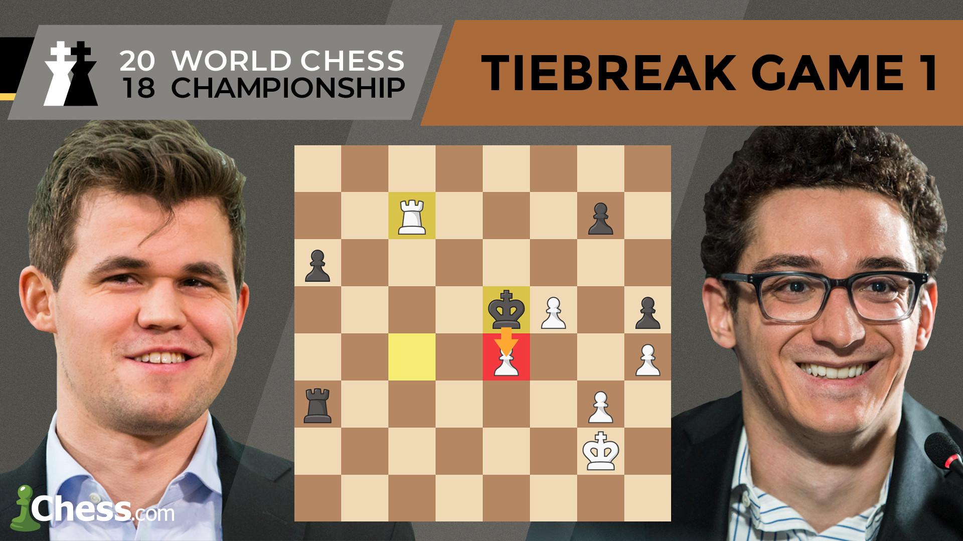 Carlsen vs Caruana (Tiebreak Game 1 Analysis)