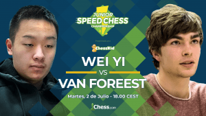 Wei Yi vs. Van Foreest | Speed Chess Championship Juvenil