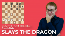 Sicilian Defense Dragon Variation #chess #chesstok #chessopenings