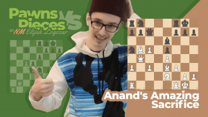 Anand's Amazing Sacrifice: Pawns vs Pieces