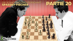 Die Schach WM 1972 - Spassky gegen Fischer - Partie 20