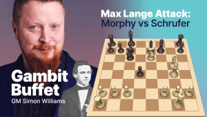 Max Lange Attack: Morphy vs Schrufer