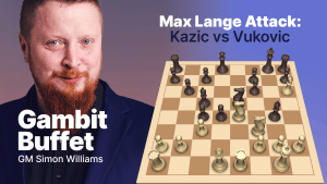 Max Lange Attack: Kazic vs Vukovic