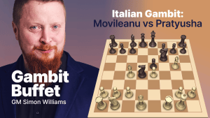 Italian Gambit: Movileanu vs Pratyusha