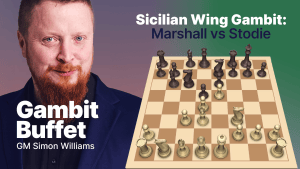 Sicilian Wing Gambit: Marshall vs Stodie