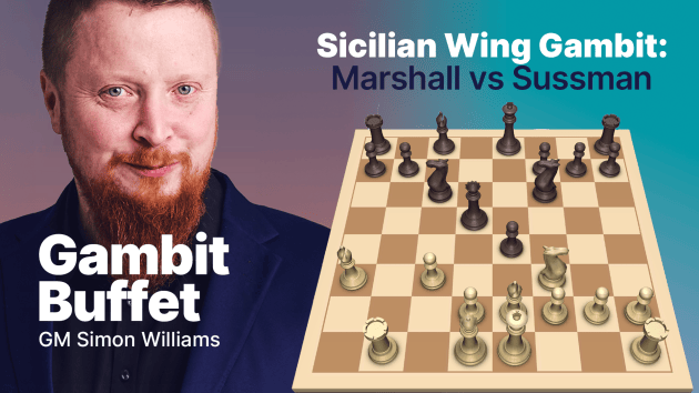 Sicilian Wing Gambit: Marshall vs Sussman