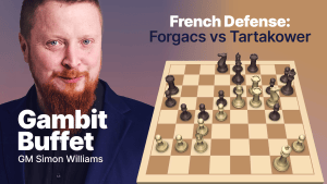 French Defense: Forgacs vs Tartakower